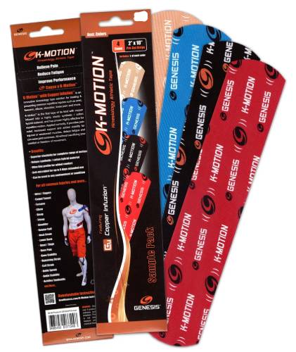Genesis K-Motion Tape Sample Pack (4 strips)